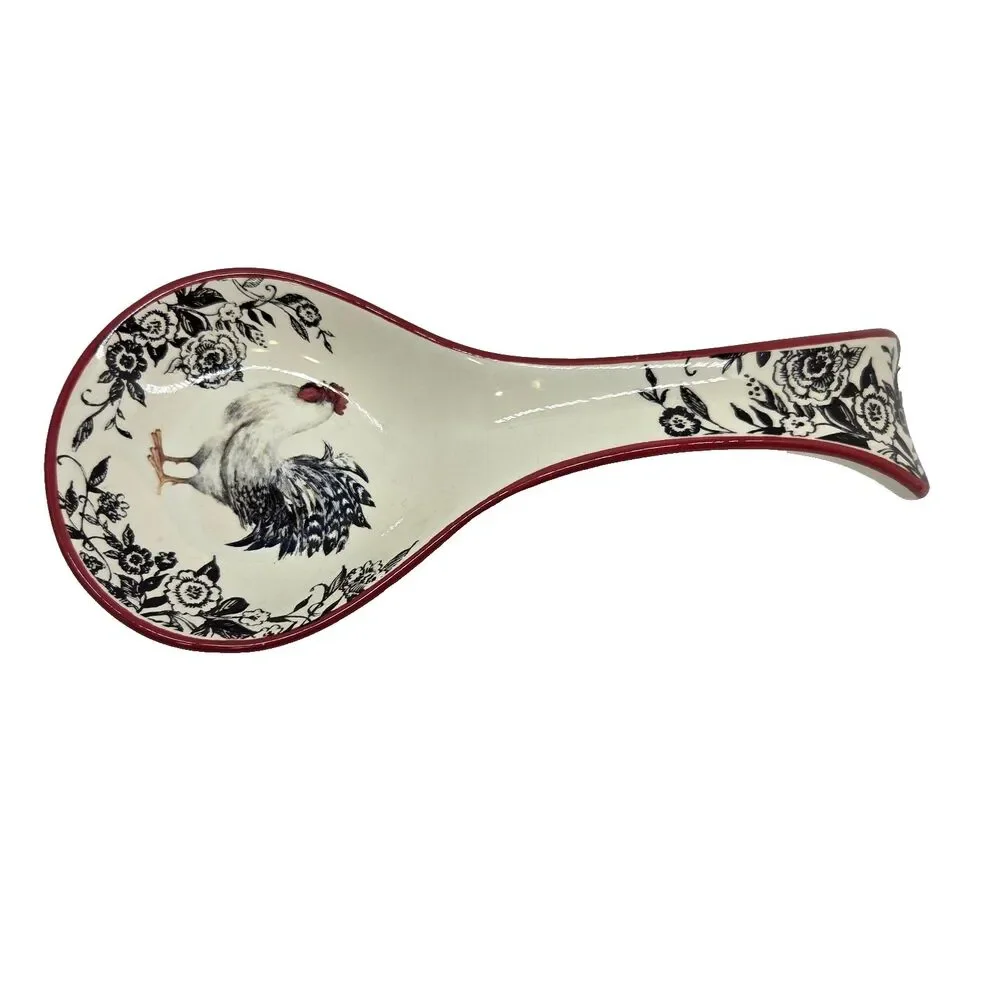 Cracker Barrel Susan Winget Spoon Rest Rooster 10